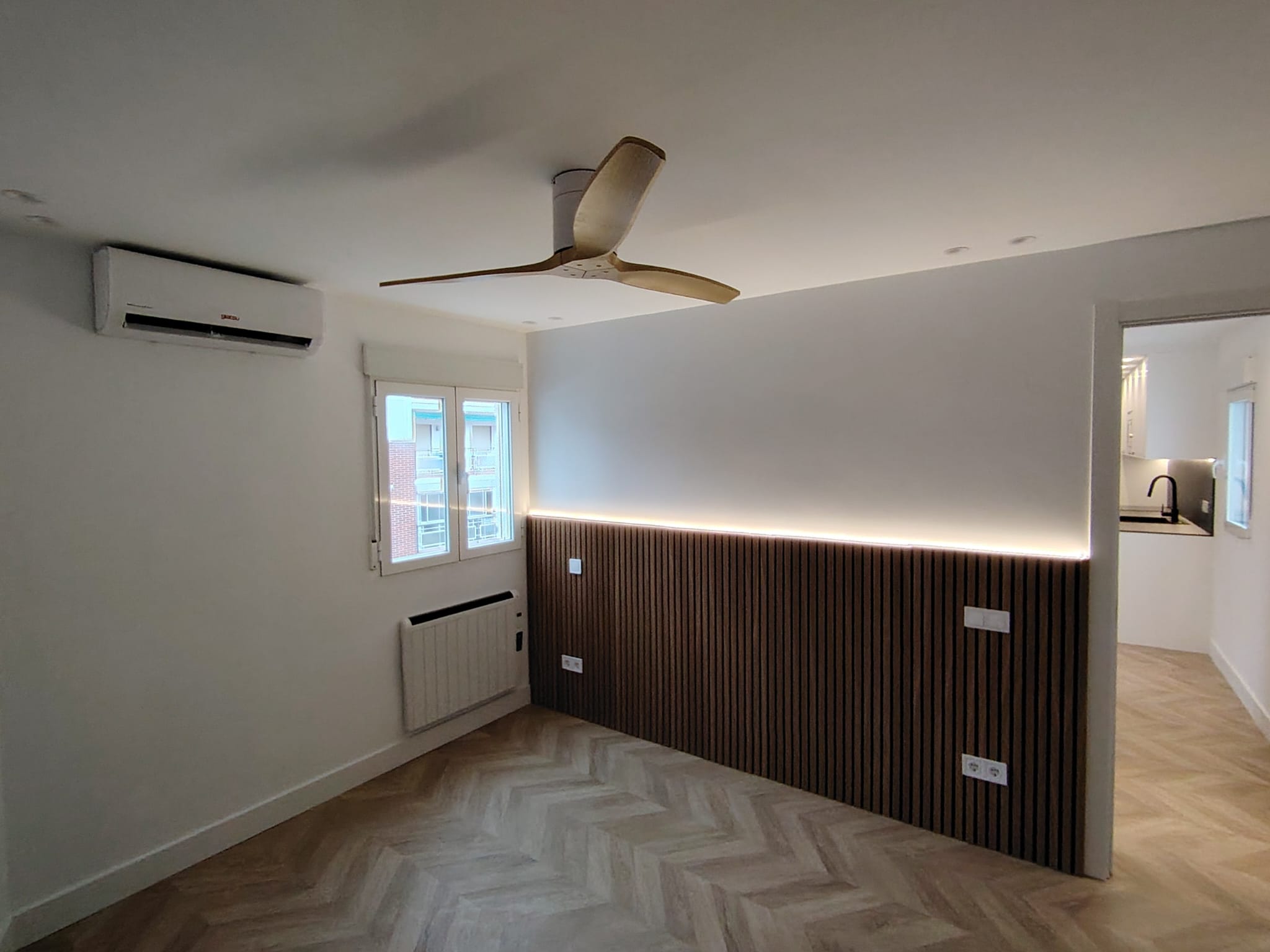 Salón con climatización